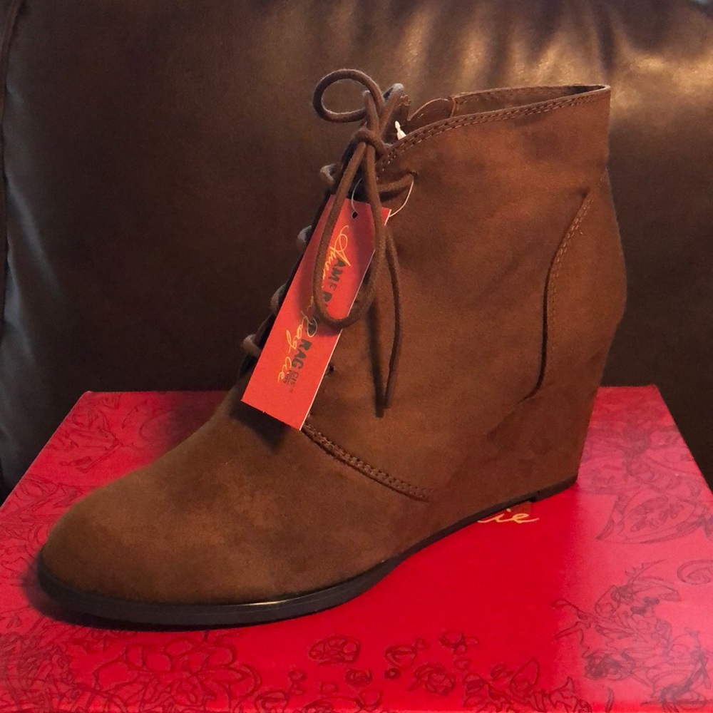 Wedge ankle booties from Macy’s
